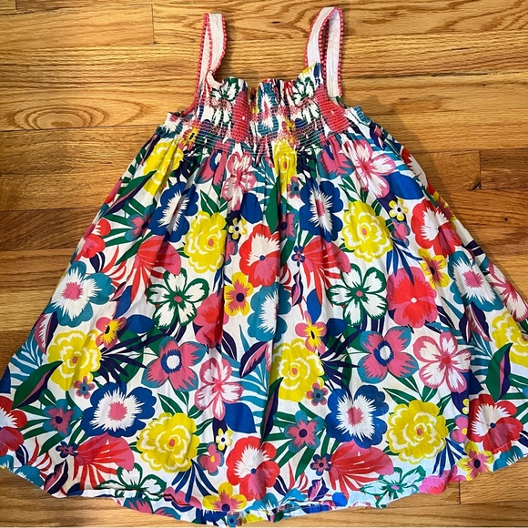 Mini Boden Pom Floral Dress - Picture 4 of 8